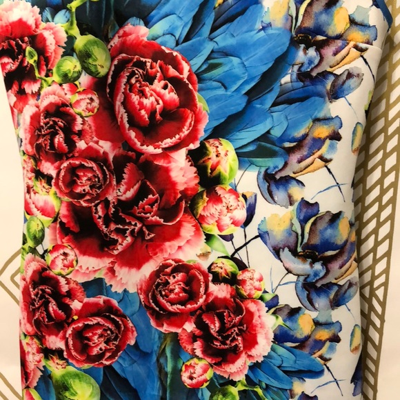 Clover Canyon Rio de Janeiro Floral Scuba Dress 🌹Size M - Picture 8 of 16